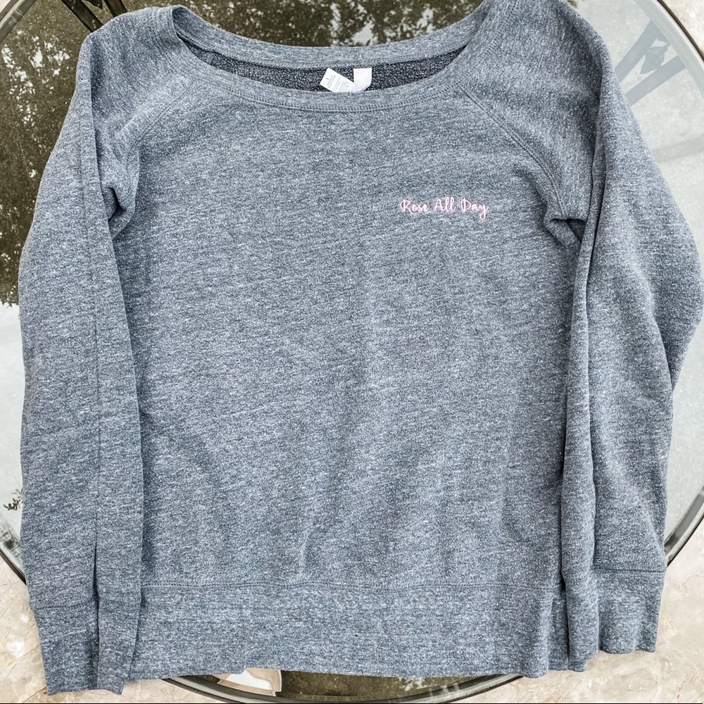 ‘Rosé All Day’ Crewneck Sweatshirt